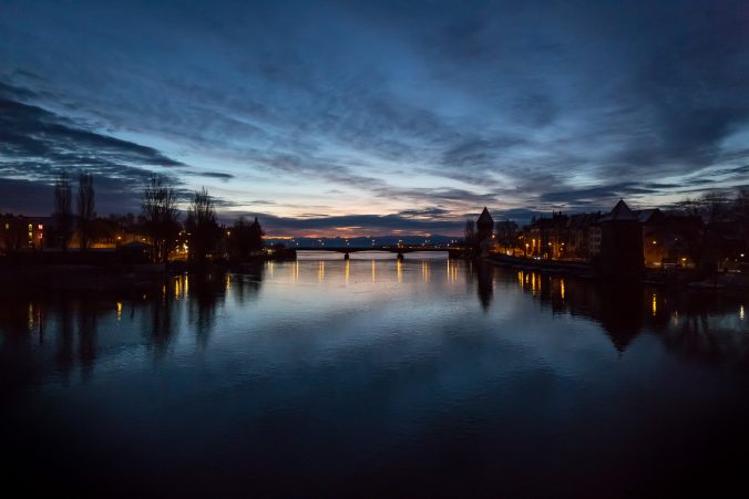 Konstanz in der Morgendämmerung